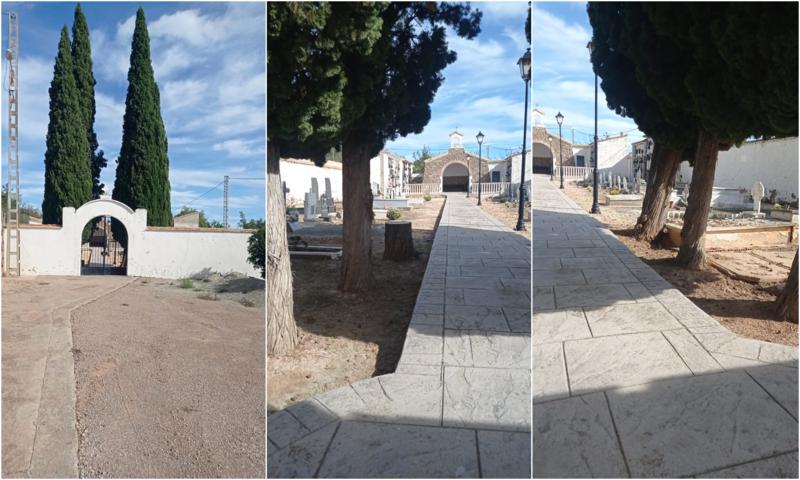 Cárrica se prepara para el Día de Todos los Santos, el cementerio listo para recibir a los vecinos