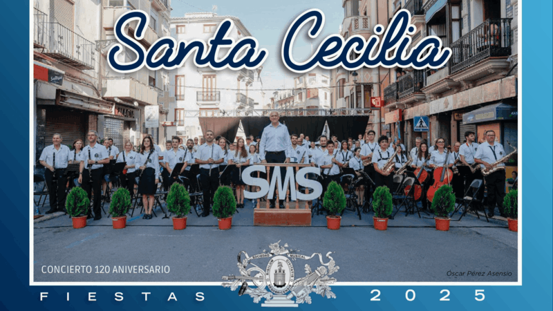 Segorbe celebra Santa Cecilia en un año marcado por el recuerdo del 120 aniversario de la Sociedad Musical