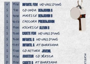 Fin de semana cargado de fútbol para el CD Segorbe