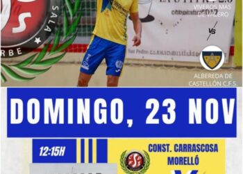 ¡Doble ración de fútbol sala este finde en Segorbe!