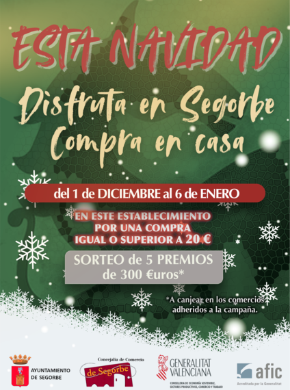 En Navidad, disfruta en Segorbe, compra en casa.