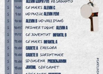 Fin de semana a tope en el CD Segorbe: ¡14 partidos y mucho en casa!