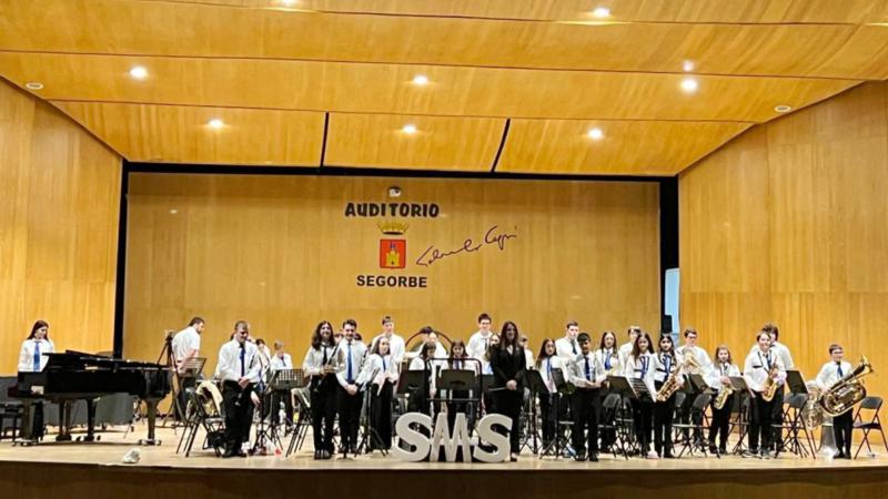 La Banda Juvenil de la Sociedad Musical de Segorbe cerró el 120 aniversario con un concierto en el Auditorio Municipal