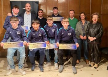 El CDFS Segorbe entrega becas de la Fundación Bancaja a siete jugadores de su escuela