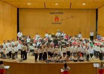 La Escuela de Música de la Sociedad Musical de Segorbe ofrece su concierto navideño en el Auditorio Municipal
