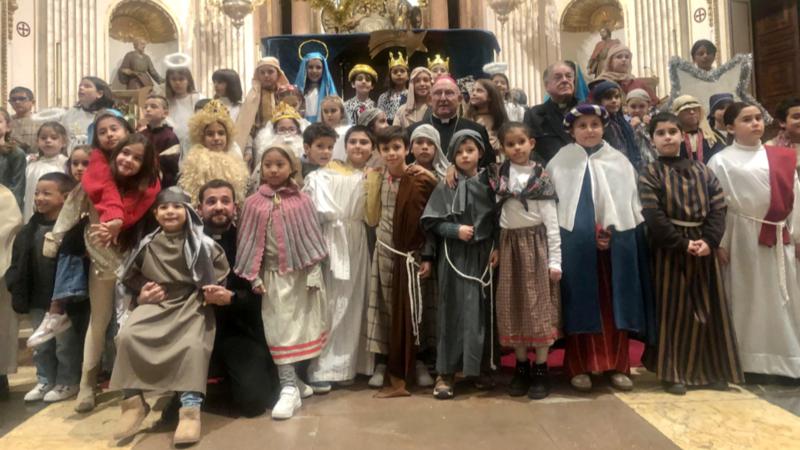 Los niños de Segorbe llenan la Catedral con su teatro de Navidad
