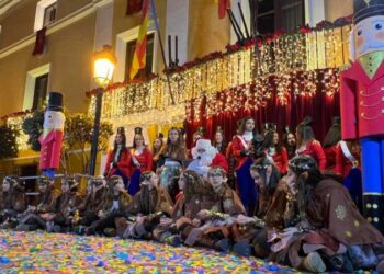 Segorbe celebró la cabalgata de Papá Noel en la tarde de Nochebuena