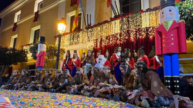 Segorbe celebró la cabalgata de Papá Noel en la tarde de Nochebuena