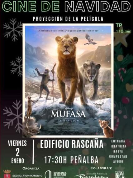 Cine gratuito en Peñalba para despedir la Navidad