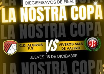 El Viveros Mas de Valero ya sabe rival: toca visita al CD Algirós en dieciseisavos de la Nostra Copa