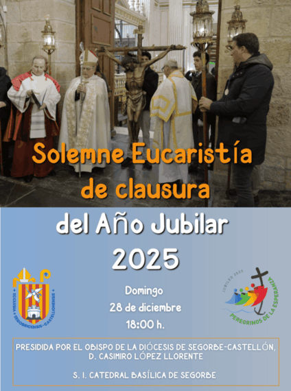 D. Casimiro convoca a la clausura del Jubileo 2025 en la Catedral de Segorbe