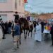 Cárrica reunió a vecinos de la pedanía en torno a San Antonio Abad con pasacalle de La Tamborica y cena de sobaquillo