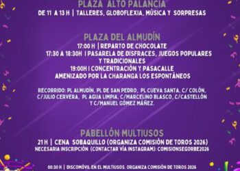 Segorbe prepara una jornada completa de Carnaval con talleres, desfile y fiesta hasta la madrugada