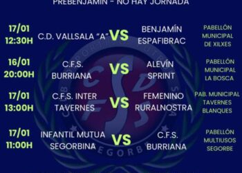 La Escuela Futsal arranca el finde con el alevín Sprint en Burriana