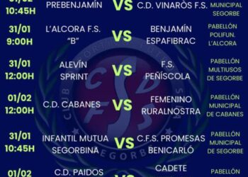 Fin de semana a tope en la Escuela «La Esperanza» del CDFS Segorbe: todos los equipos juegan