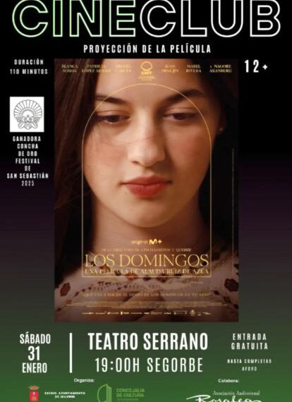 “Los domingos”, Concha de Oro en San Sebastián, se proyectará en el Teatro Serrano