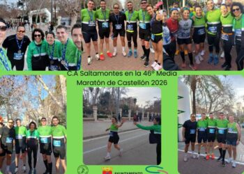 El Club Atletismo Saltamontes completa la 41ª Media Maratón de Castellón con una amplia participación