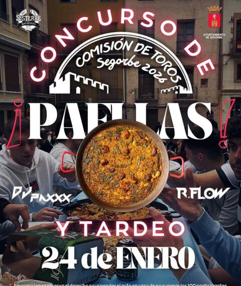 Concurso de Paellas de la Comisión de Toros de Segorbe: inscripción abierta hasta el 21 de enero