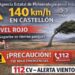 AEMET prevé rachas superiores a 140 km/h en el interior de Castellón el sábado