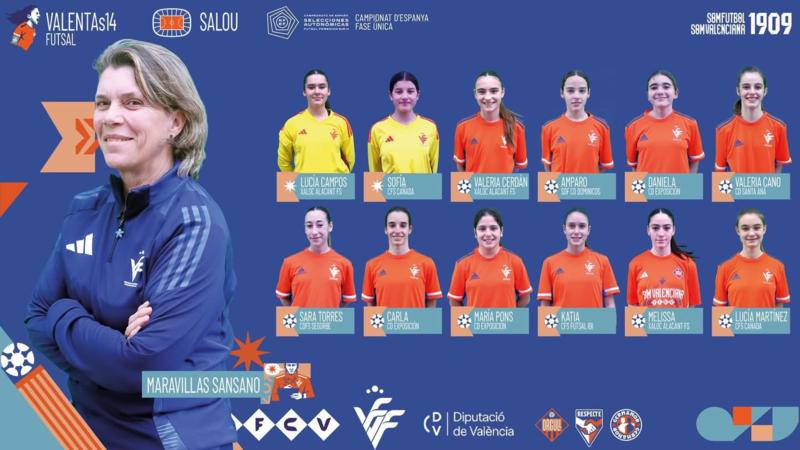 Tres segorbinas listas para brillar en Salou: Sara, Nora y Manuela debutan en el Nacional de futsal