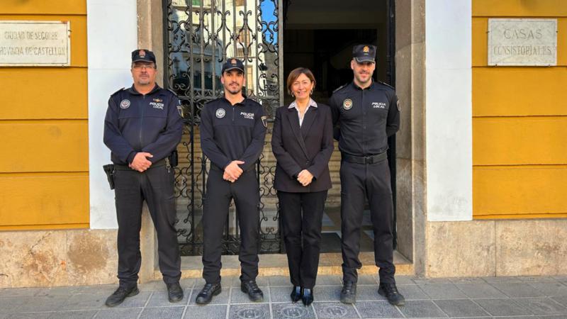 Dos agentes de la Policía Local de Segorbe ascienden a oficial tras superar el curso del IVASPE
