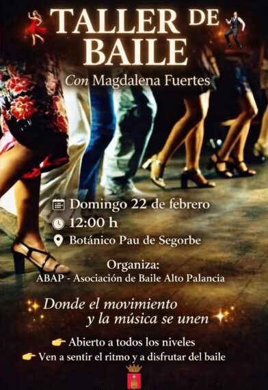 ¡A mover el cuerpo! Encuentro de baile con Magdalena Fuertes organizado por Amigos del Baile Alto Palancia