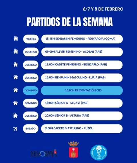 ¡Domingo de lujo en Segorbe! Cantera por la mañana, presentación y dos sénior por la tarde