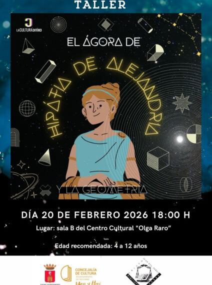 Segorbe acoge por primera vez el taller «El Ágora de Hipatía de Alejandría y la Geometría» el 20 de febrero