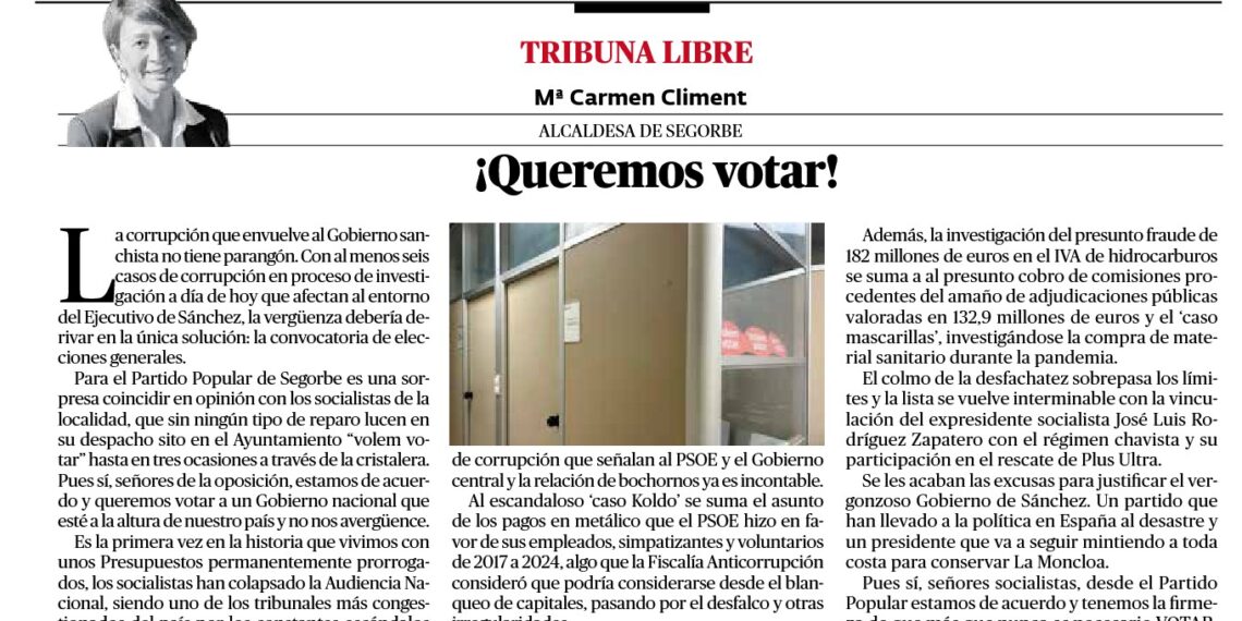 ¡Queremos votar!
