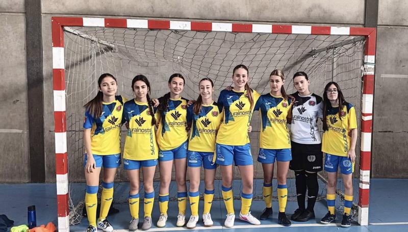 Manuela Guillén iguala el partido y el equipo femenino cadete-infantil Rural Nostra del CDFS Segorbe se lleva un empate