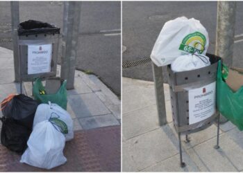 El Ayuntamiento de Segorbe recuerda que depositar bolsas de basura en las papeleras urbanas está prohibido y puede acarrear sanción