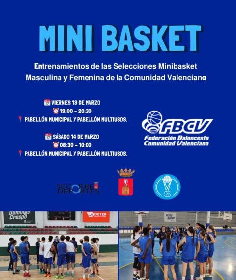 Segorbe, sede de la concentración previa al torneo preparatorio del Campeonato de España minibasket