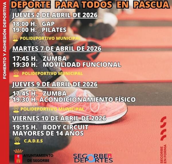 En Pascua, Segorbe abre sus instalaciones para quien quiera seguir moviéndose