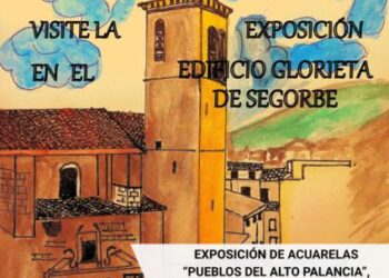 Acuarelas de Luis Gispert recorren los paisajes y pueblos de la comarca en el Edificio Glorieta