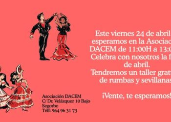 DACEM organiza un curso gratuito de rumbas y sevillanas para celebrar la Feria de Abril