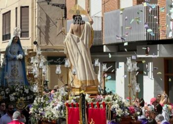Segorbe celebra la tradicional procesión del Encuentro en la mañanica de Pascua
