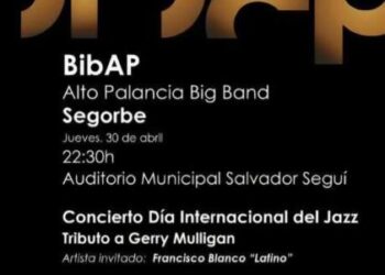 La BibAP Alto Palancia Big Band vuelve a Segorbe con un concierto de jazz gratis