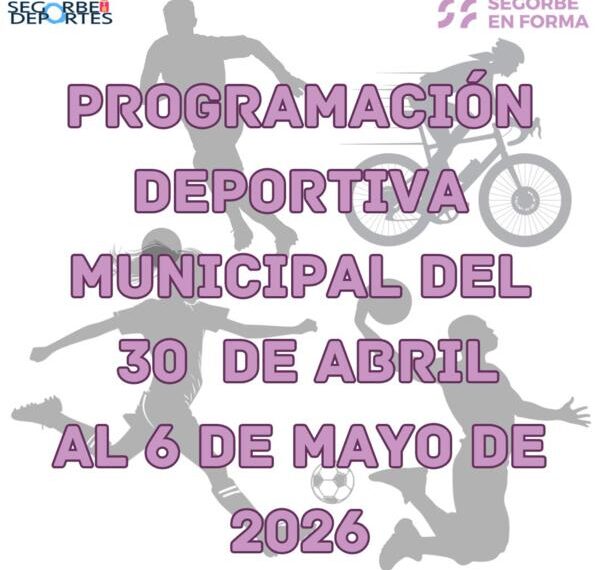 Segorbe presenta su programación deportiva municipal del 30 de abril al 6 de mayo