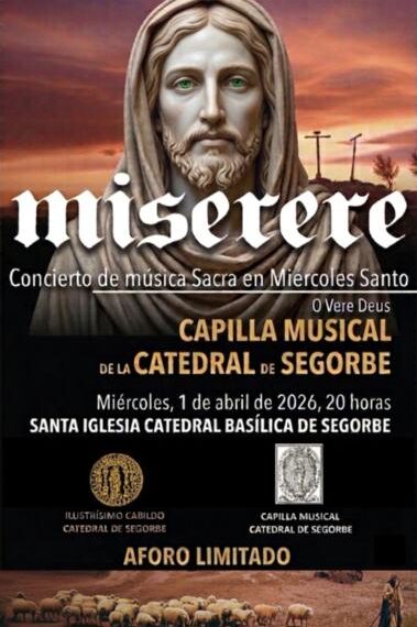 «Miserere»: la Catedral de Segorbe acoge su tradicional concierto de música sacra