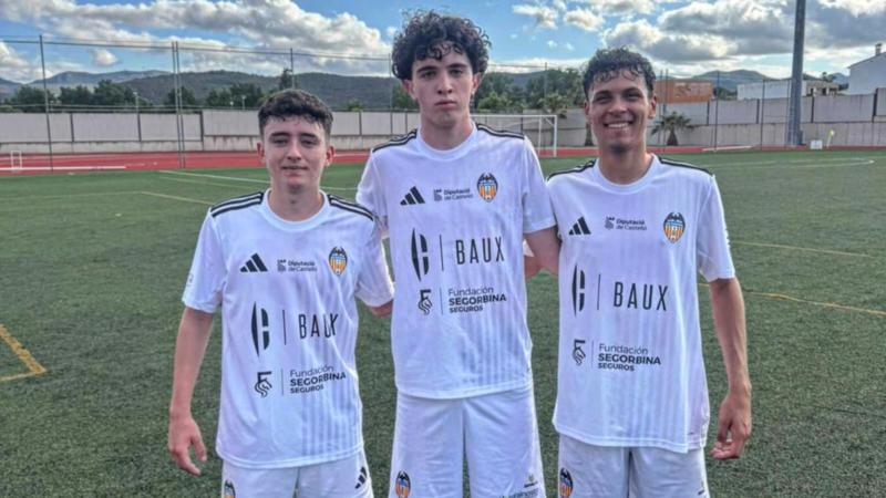 El CD Segorbe pone en valor el crecimiento de su cantera con Unai, Alfonso y Nico