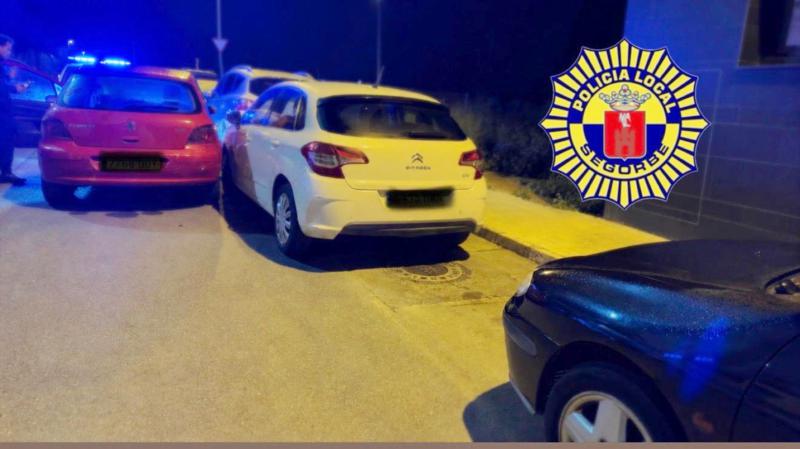 La Policía Local intercepta a un conductor ebrio y sin permiso tras una colisión