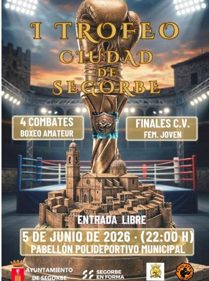 Segorbe acogerá el I Trofeo de Boxeo “Ciudad de Segorbe” con entrada libre