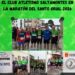 El Club Atletismo Saltamontes desafía la lluvia en la Maratón del Santo Grial