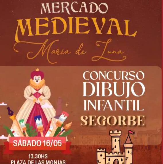 El Mercado Medieval María de Luna organizará un concurso infantil de dibujo en Segorbe