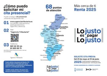 Segorbe será un año más uno de los 68 puntos de atención presencial de la Renta