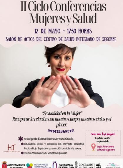 Segorbe pone en marcha el II Ciclo “Mujeres y salud” con una conferencia sobre sexualidad femenina