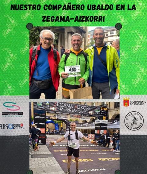 Ubaldo Pérez completa la exigente Zegama-Aizkorri y suma una nueva experiencia en el trail de montaña
