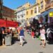 Cambios en el mercado de los jueves por las obras en la plaza del Ángel