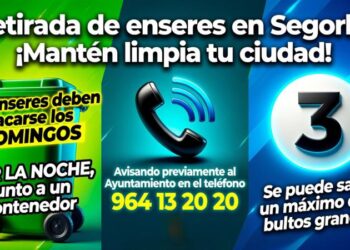 El Ayuntamiento de Segorbe recuerda el servicio gratuito de recogida de enseres voluminosos