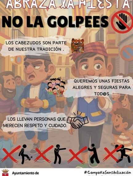 El Ayuntamiento de Segorbe lanza una campaña para respetar a los cabezudos en las fiestas del Corpus